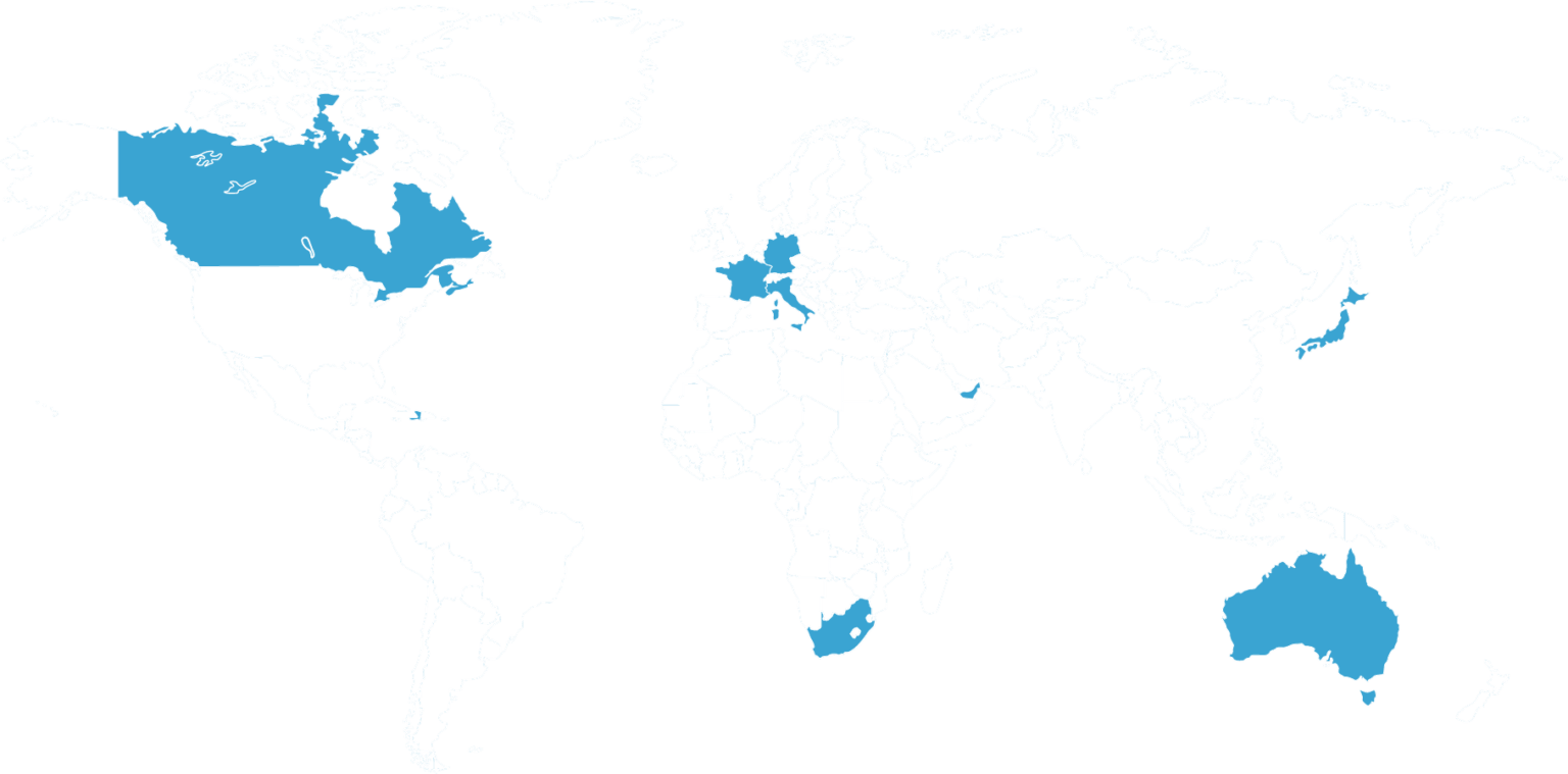 Weltkarte Transparent